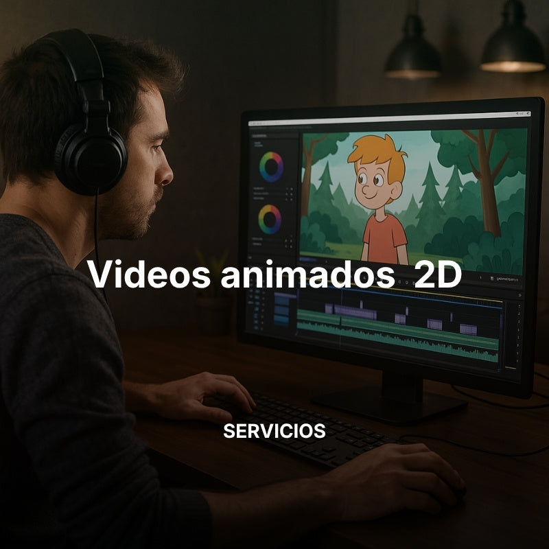 Creamos videos animados 2D personalizados para explicar y vender tu idea